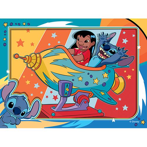Pack Puzzle 4 em 1 Stitch – Disney