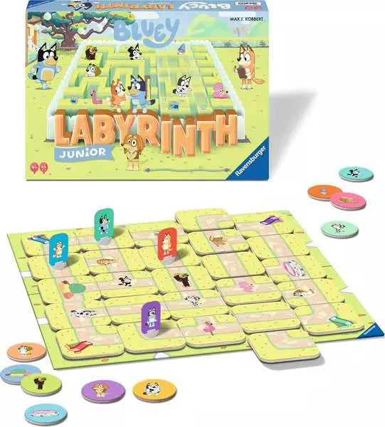 Labyrinth Junior Tabletop Game – Bluey
