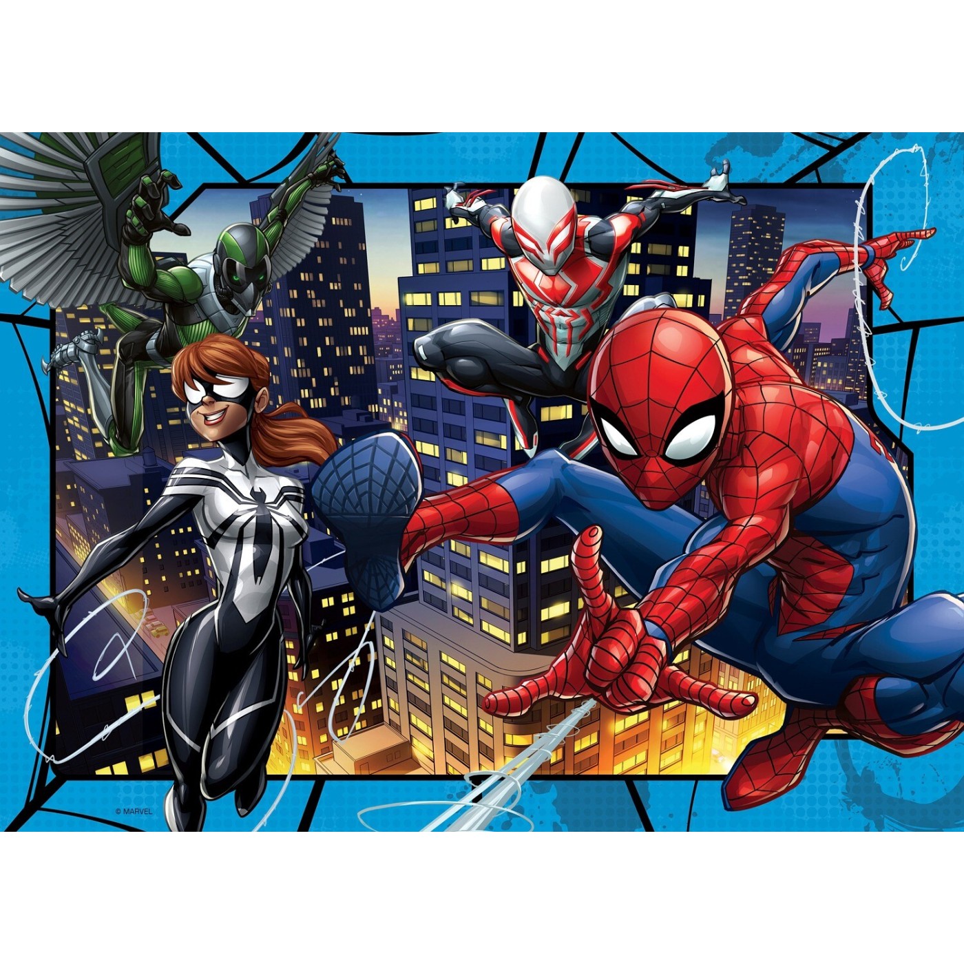 Pack 4 Puzzles – Marvel Spider‑Man