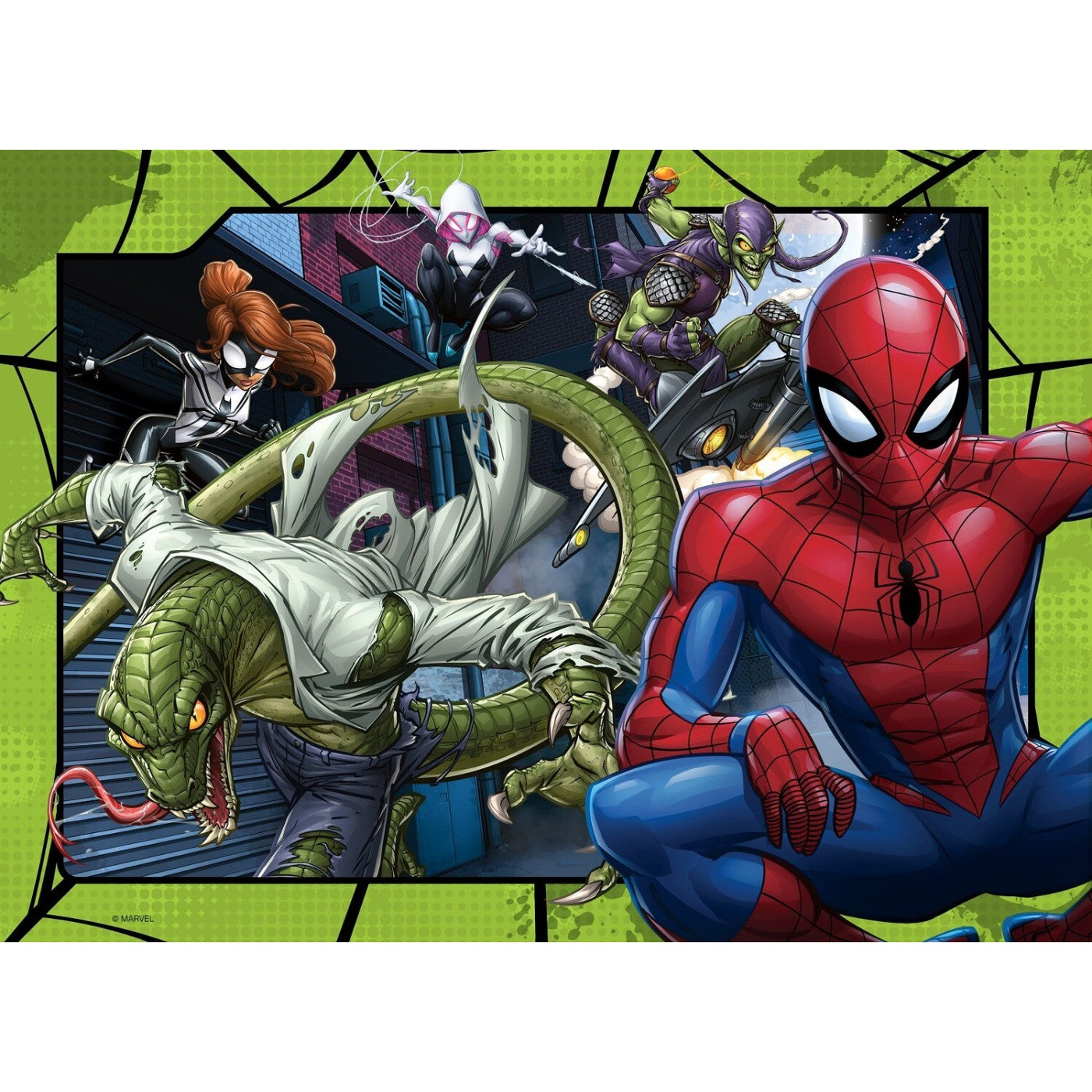 Pack 4 Puzzles – Marvel Spider‑Man