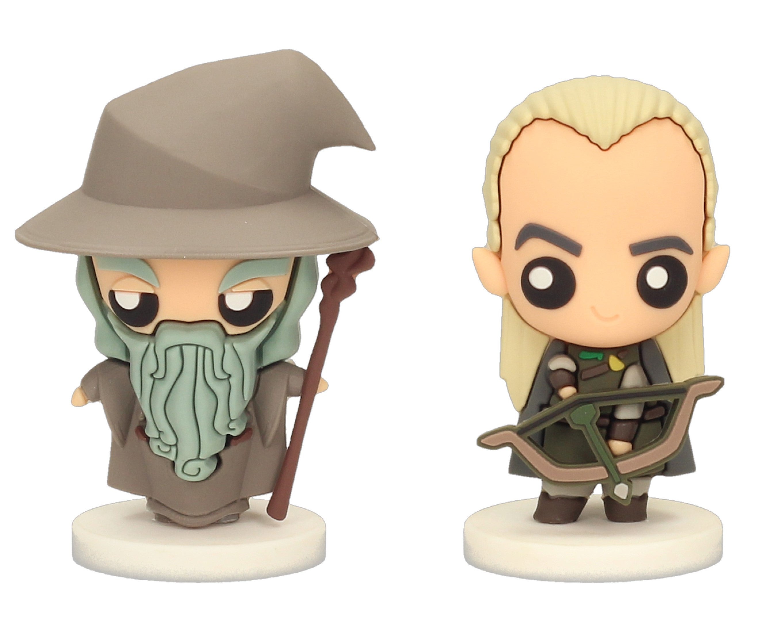 Set of 2 Pokis Gandalf &amp; Legolas Figures – The Lord of the Rings