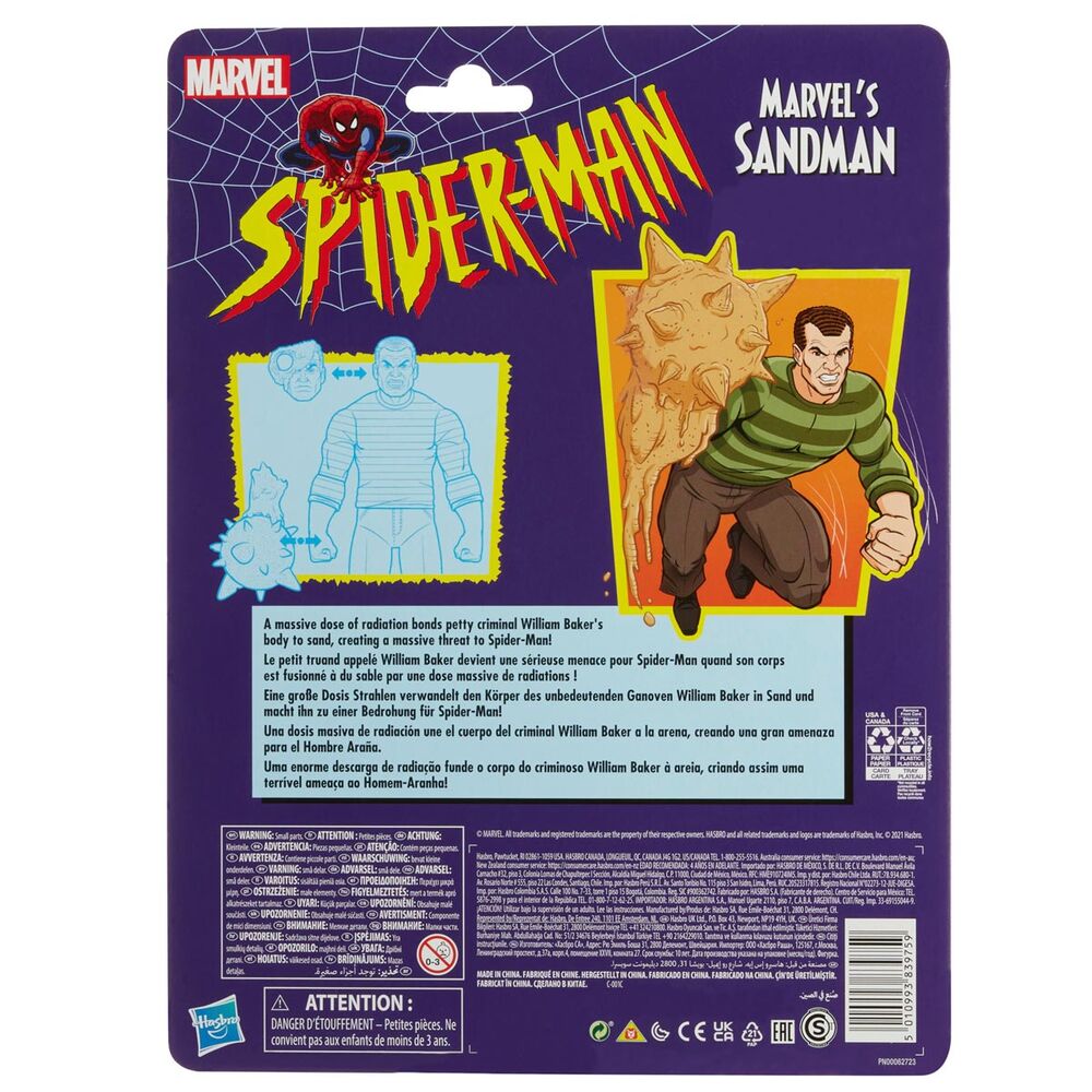 Figura Sandman – Spider-Man Marvel (15 cm)