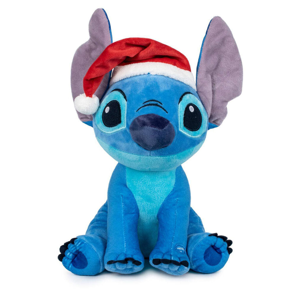 Stitch Christmas Plush Toy with Sound – Disney (26 cm)