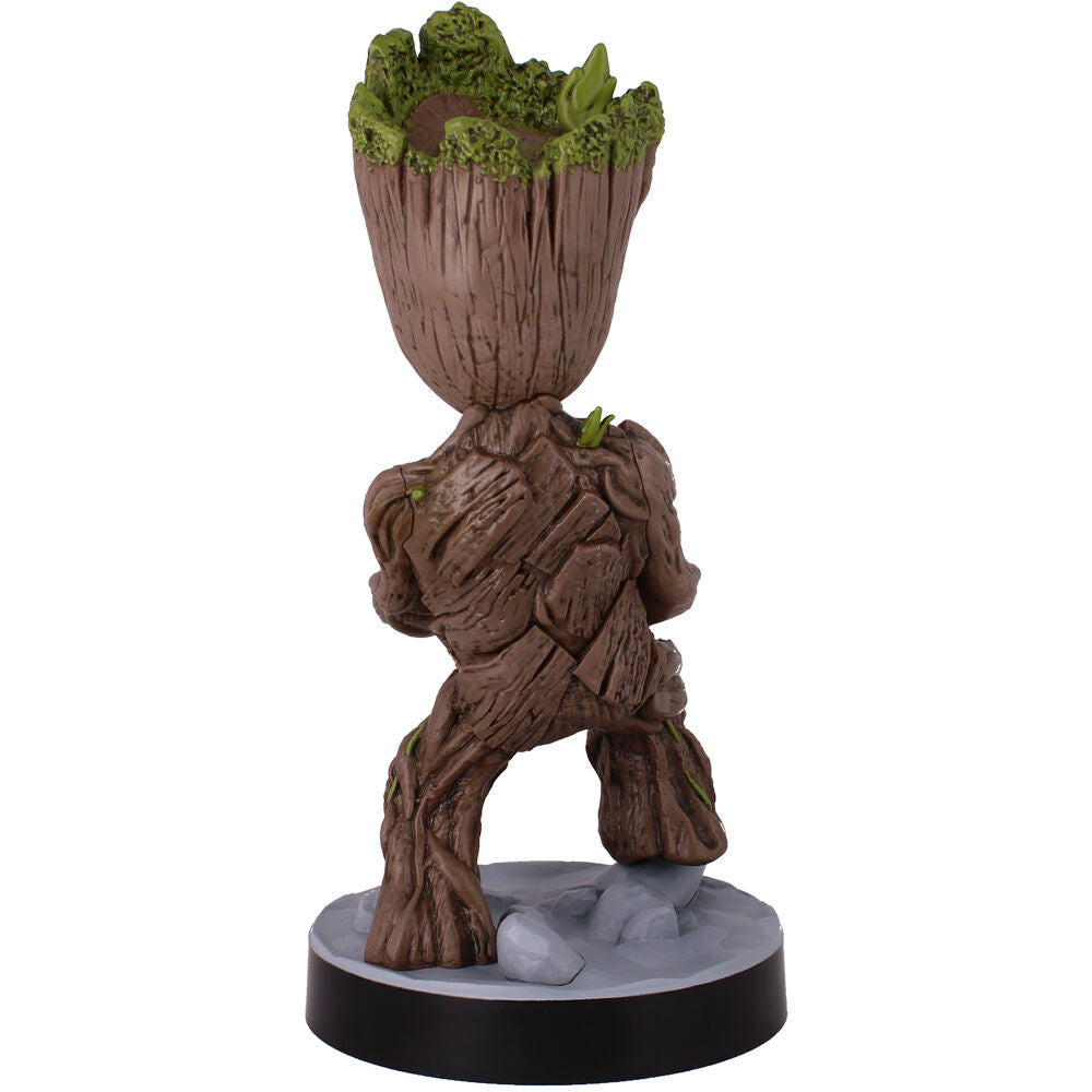 Suporte Comando Cable Guy Groot - Guardiões da Galáxia Marvel (21 cm) - MerchVillain