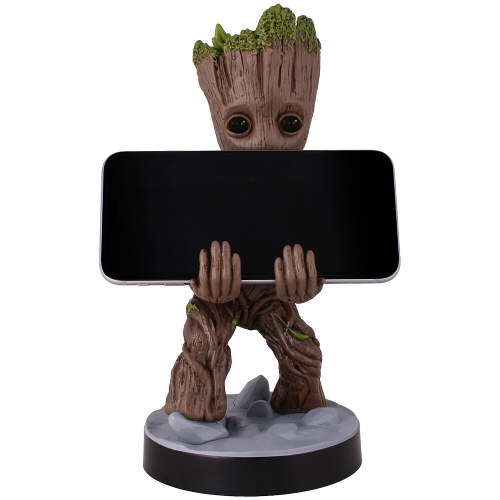 Suporte Comando Cable Guy Groot - Guardiões da Galáxia Marvel (21 cm) - MerchVillain