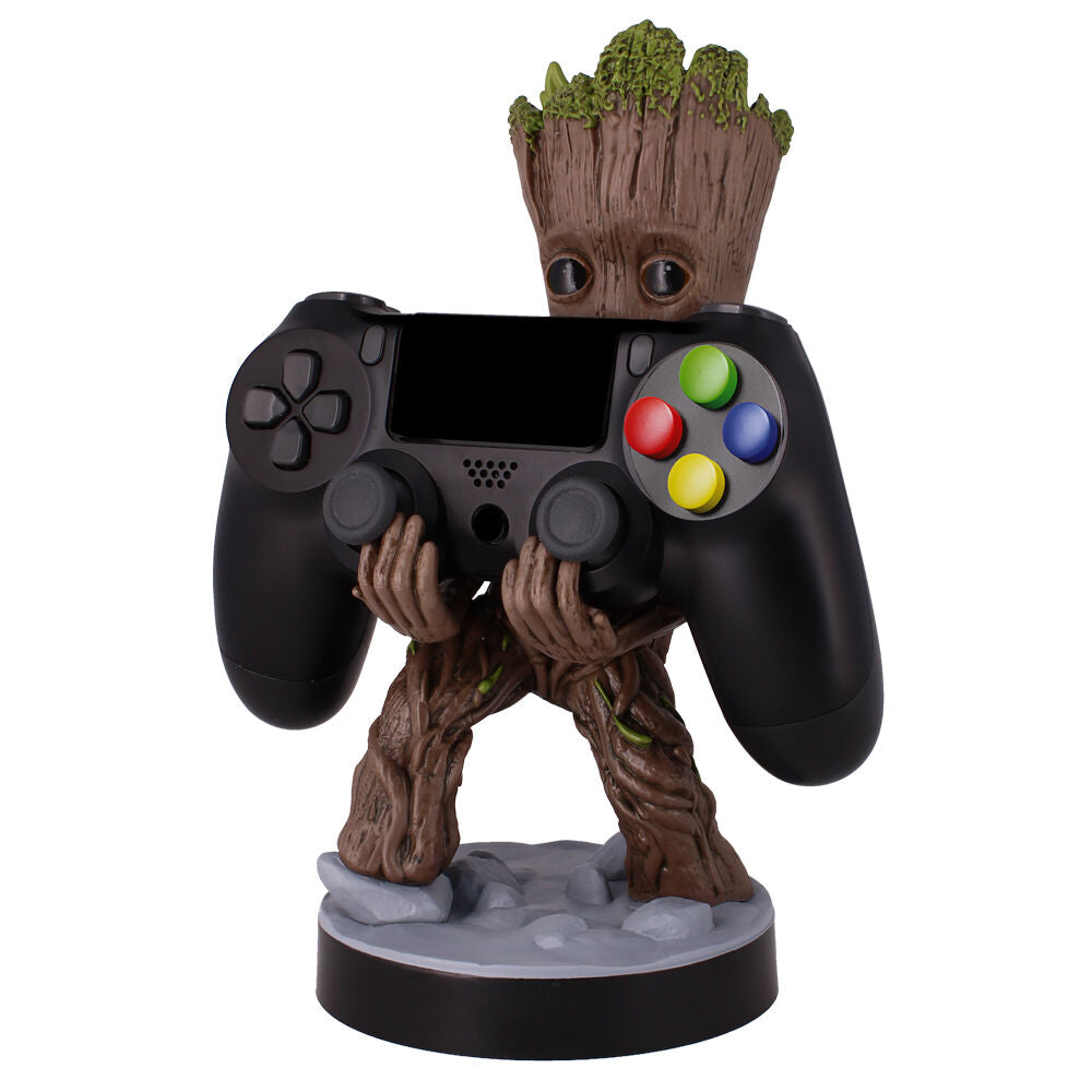 Suporte Comando Cable Guy Groot - Guardiões da Galáxia Marvel (21 cm) - MerchVillain