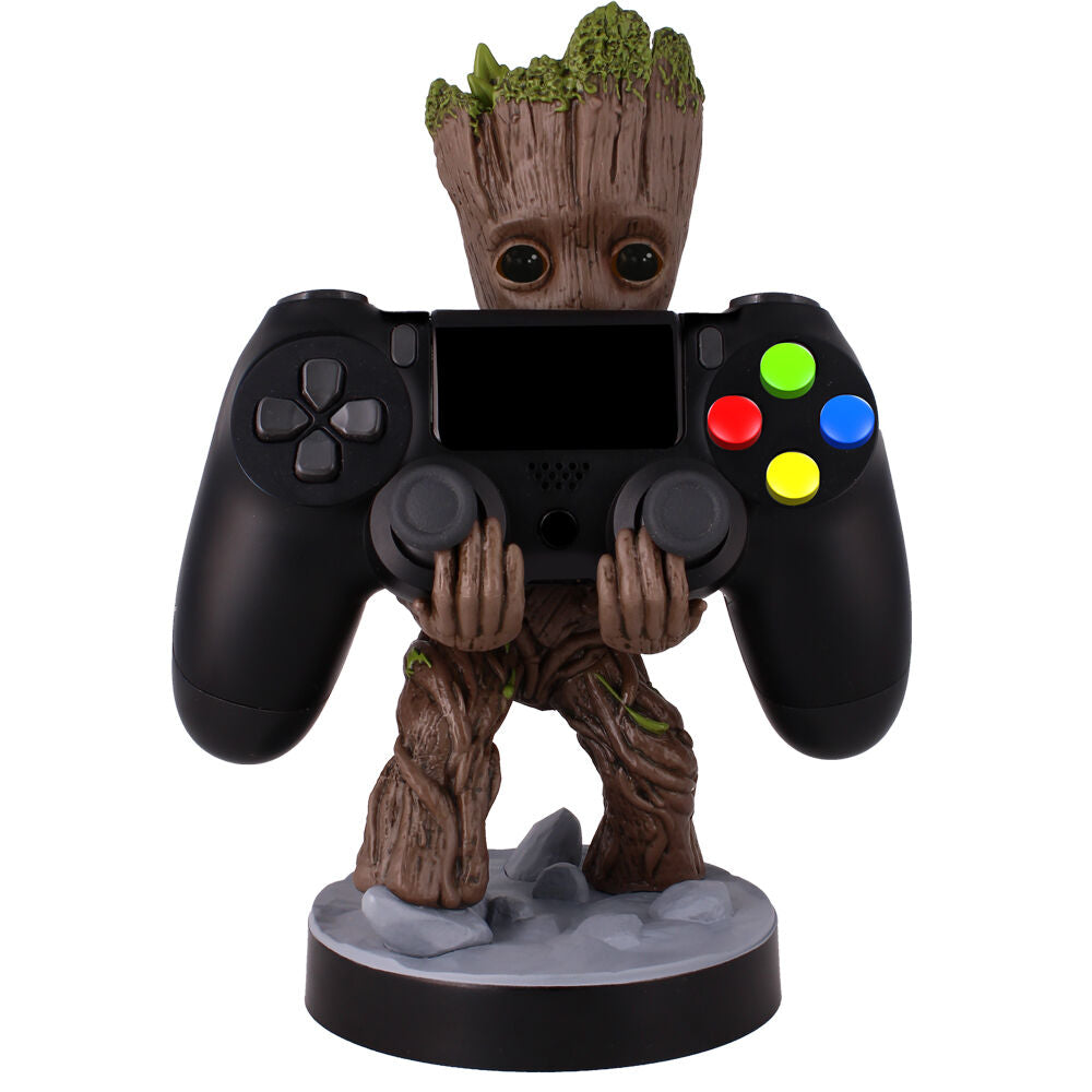 Suporte Comando Cable Guy Groot - Guardiões da Galáxia Marvel (21 cm) - MerchVillain