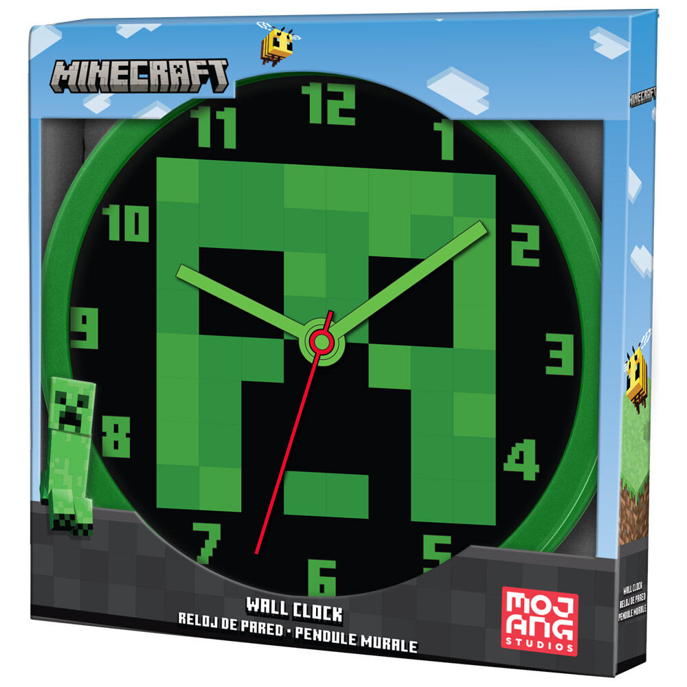 Wall Clock – Minecraft (25cm)