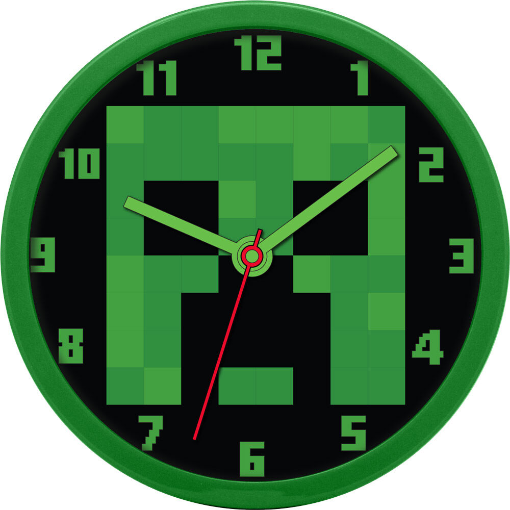 Wall Clock – Minecraft (25cm)