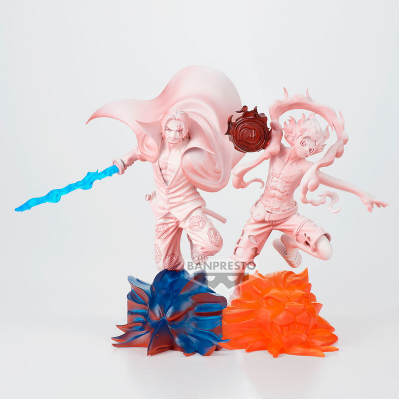 Figura Monkey D. Luffy & Shanks Film Red - One Piece (11 cm) - MerchVillain