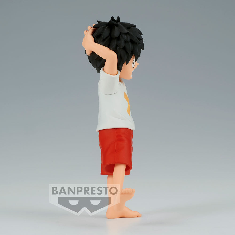 Figura Monkey D. Luffy Infantil The Grandline Series Film Red - One Piece (12 cm) - MerchVillain