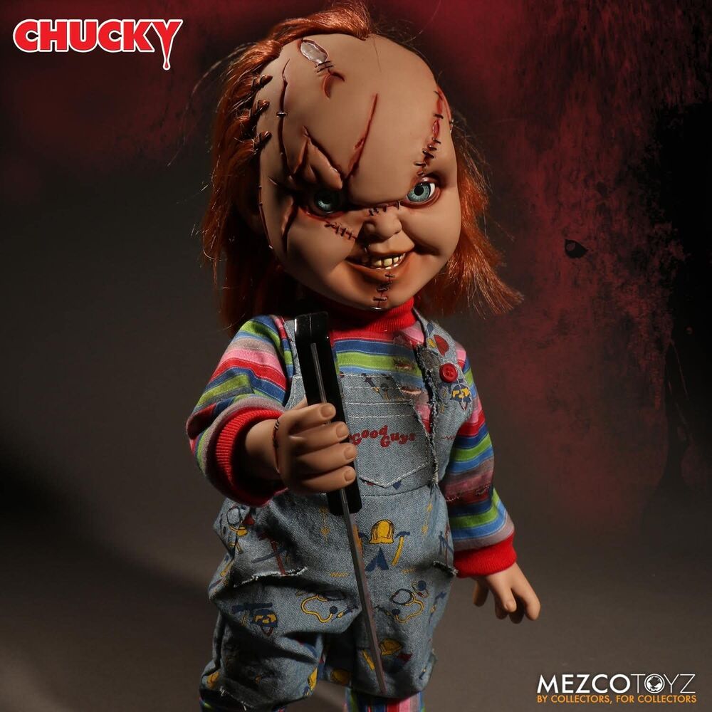 Chucky Child's Play figura falante 38 cm - MerchVillain
