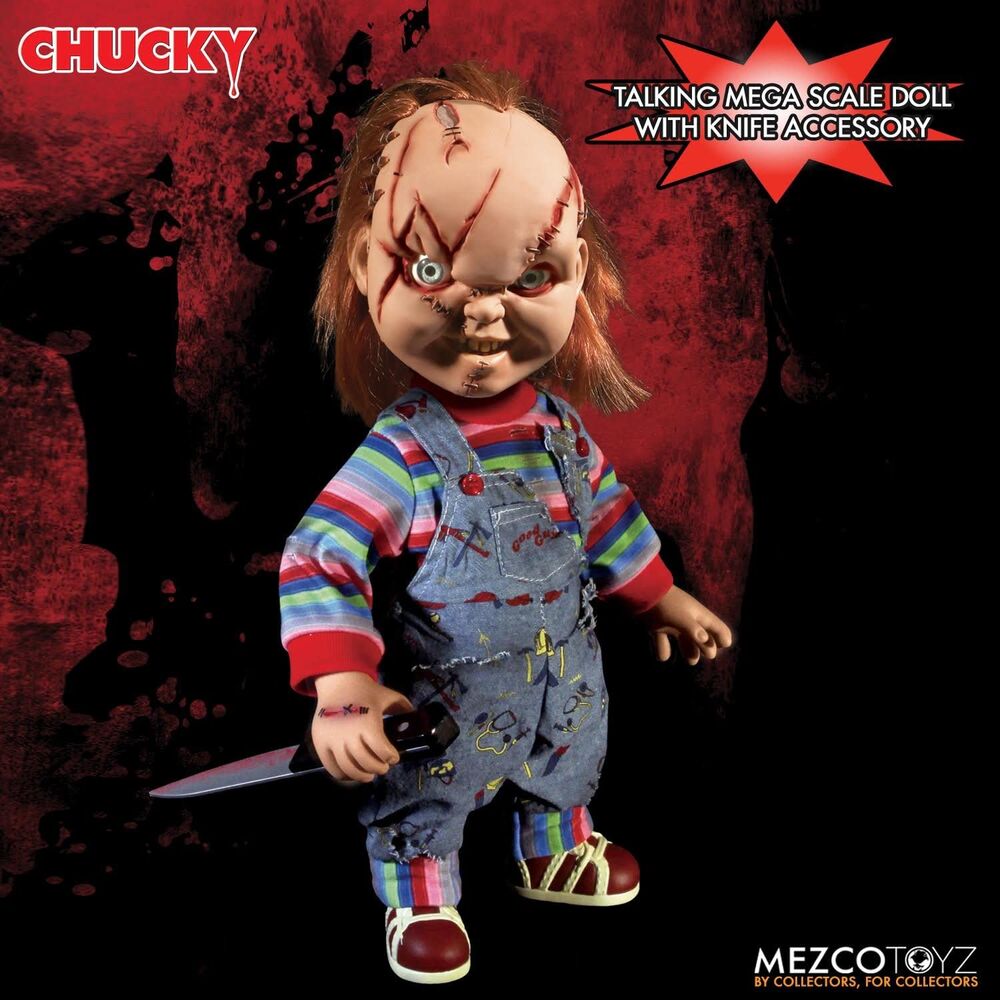 Chucky Child's Play figura falante 38 cm - MerchVillain