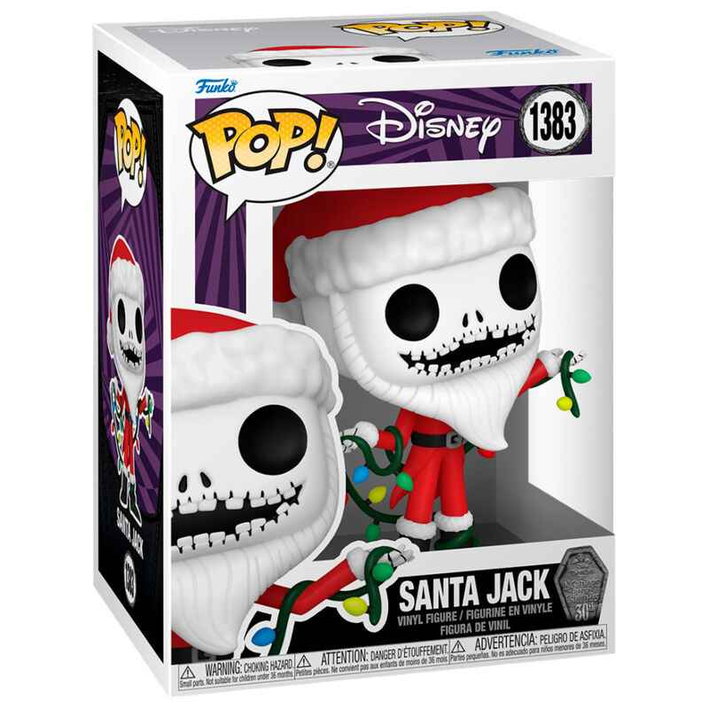 Figura POP! Santa Jack – The Nightmare Before Christmas 30th Anniversary (9 cm)