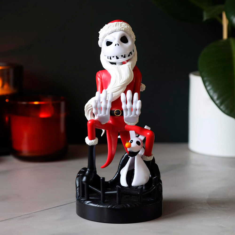 Disney Nightmare Before Christmas Santa Suit Jack suporte de fixação Cabo cara 20cm - MerchVillain