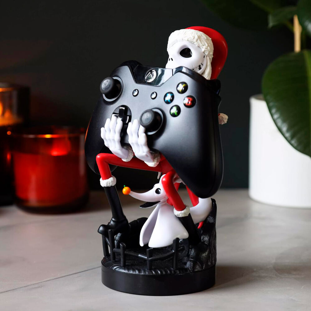 Disney Nightmare Before Christmas Santa Suit Jack suporte de fixação Cabo cara 20cm - MerchVillain