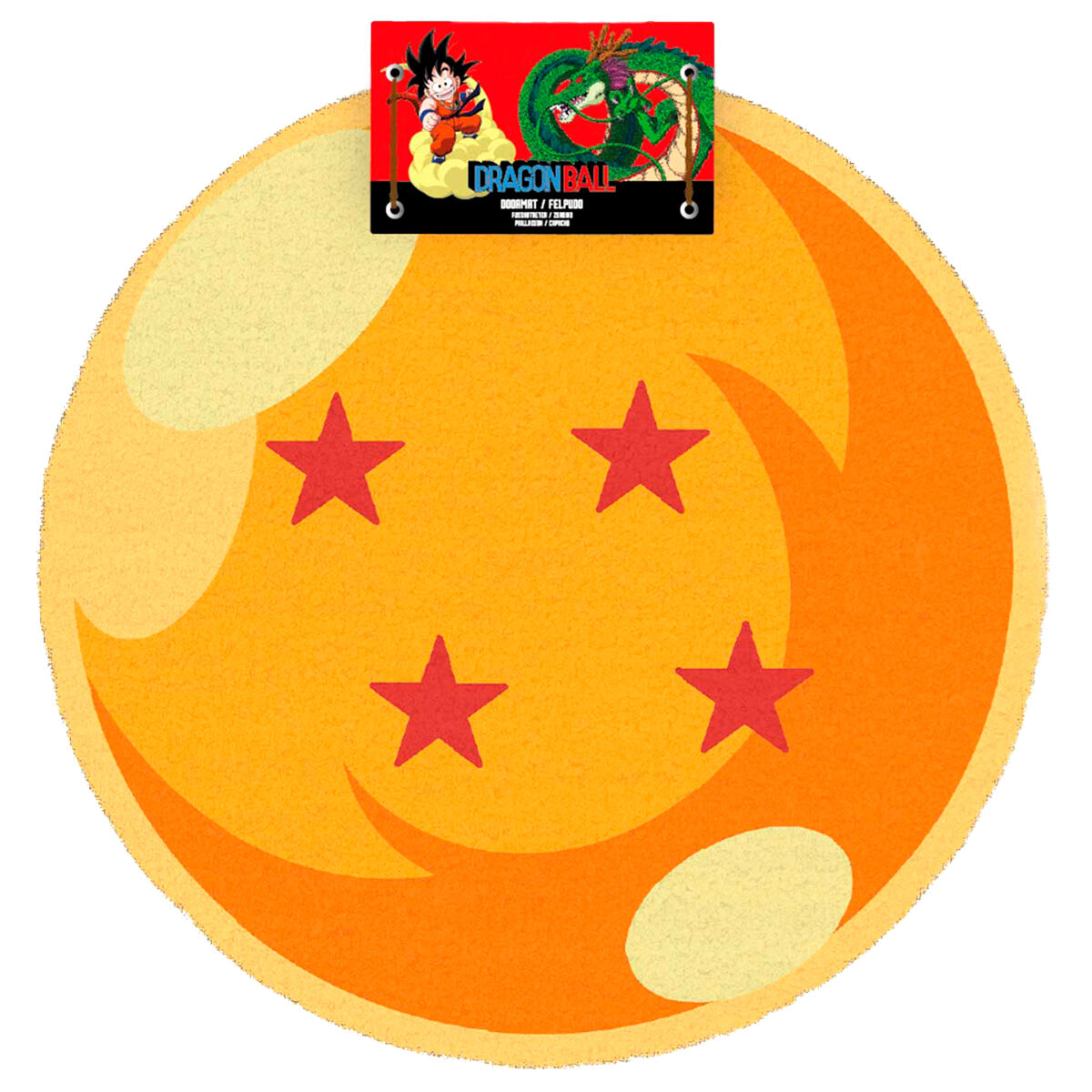 4 Star Dragon Ball Round Entrance Mat - Dragon Ball (50 cm)