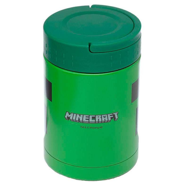 Lancheira térmica Minecraft Creeper 500ml - MerchVillain