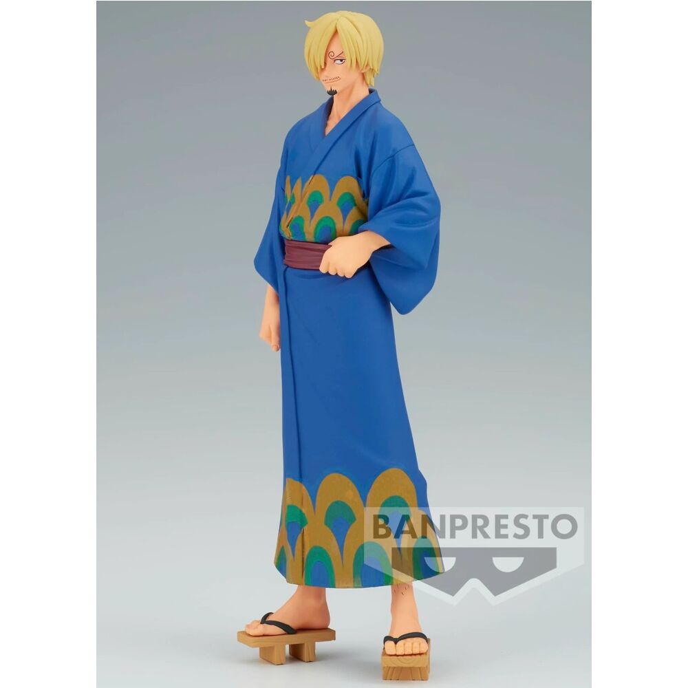 Figura Sanji Wanokuni Yukata The Grandline Series - One Piece (17 cm) - MerchVillain