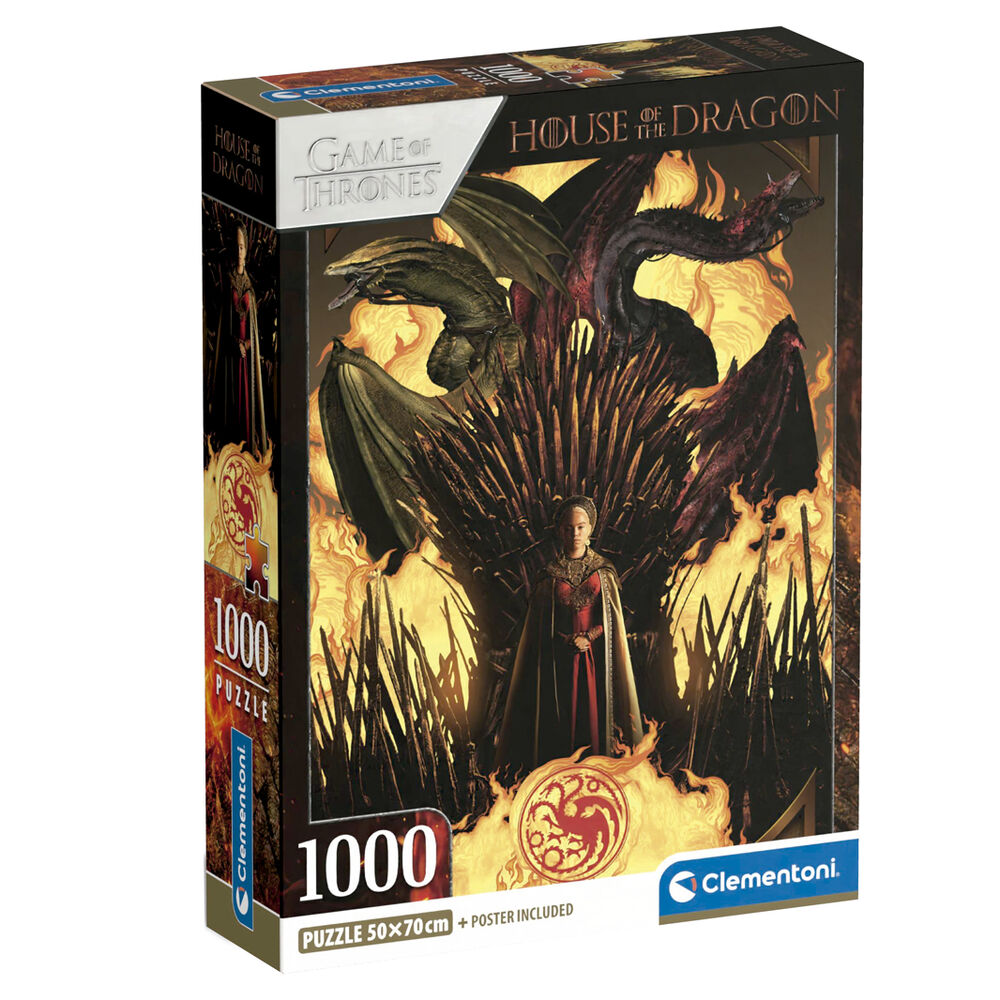 The House of the Dragon 1000-Piece Jigsaw Puzzle – Game of Thrones (70x50 cm)
