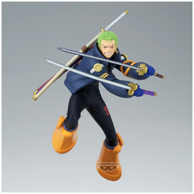 Figura Roronoa Zoro Battle Record - One Piece (16 cm) - MerchVillain