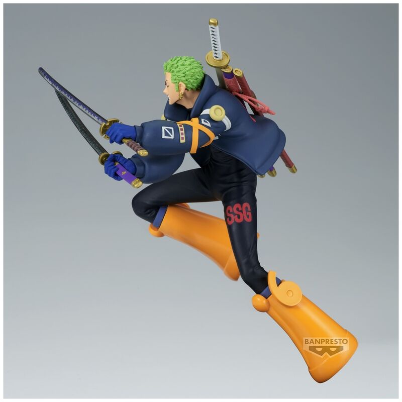 Figura Roronoa Zoro Battle Record - One Piece (16 cm) - MerchVillain