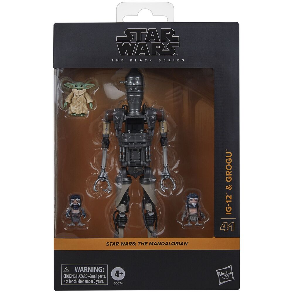Set Figuras IG‑12 & Grogu The Mandalorian - Star Wars The Black Series (15 cm) - MerchVillain