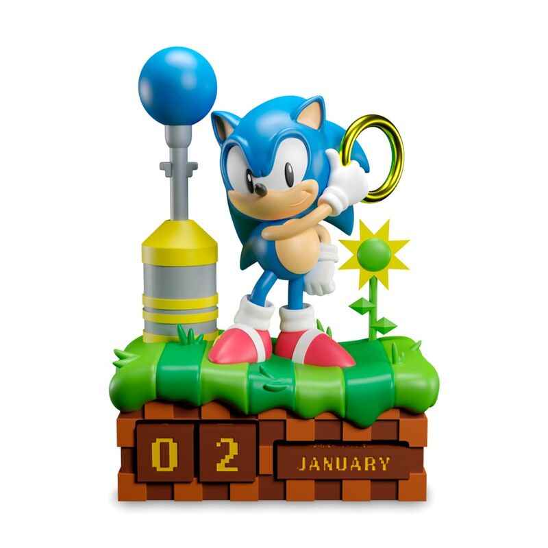 Sonic the Hedgehog 3D perpetual calendar