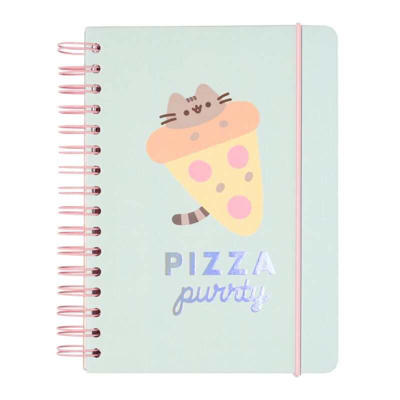 Caderno A5 – Pusheen Pizza Purrty - MerchVillain