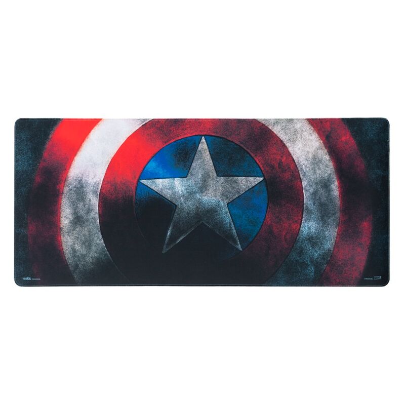 Tapete de mesa gamer Marvel Capitão América - MerchVillain