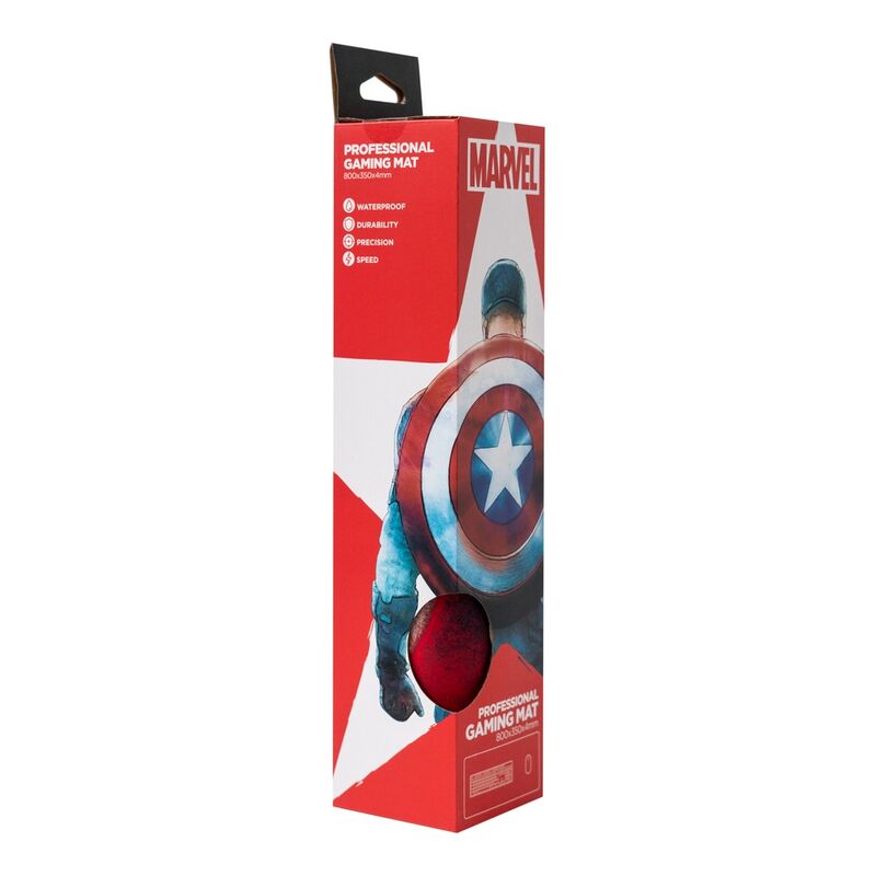 Tapete de mesa gamer Marvel Capitão América - MerchVillain