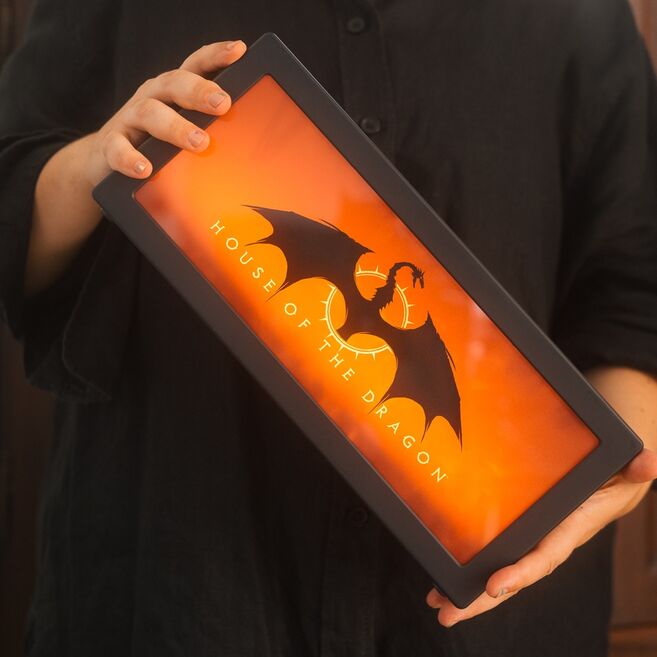 Luminária Efeito Flamejante Casa do Dragão - MerchVillain