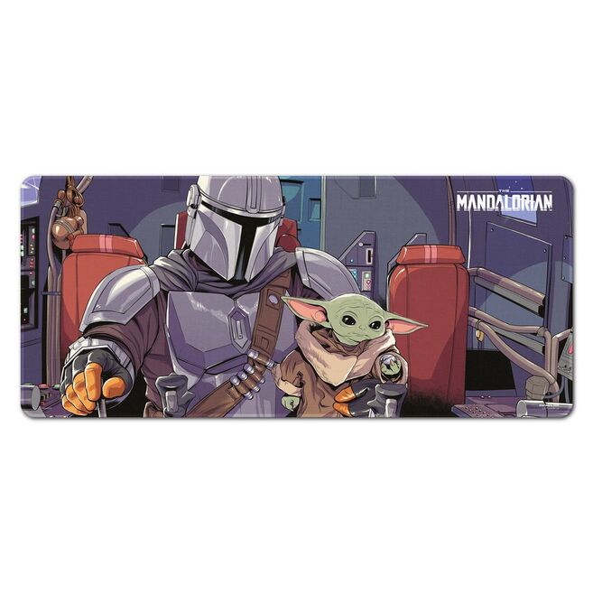 Tapete de mesa infantil para jogos Star Wars Mandalorian - MerchVillain