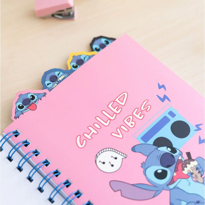 Caderno A5 - Stitch Disney (80 folhas) - MerchVillain