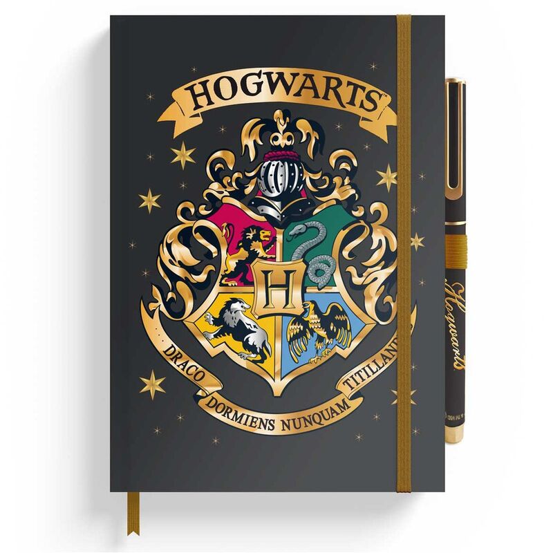 Premium A5 Notebook with Pen – Harry Potter Hogwarts