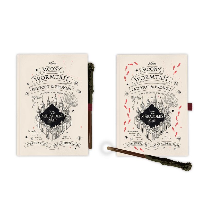 Premium A5 Notebook and Marauder's Map Pen Set – Harry Potter