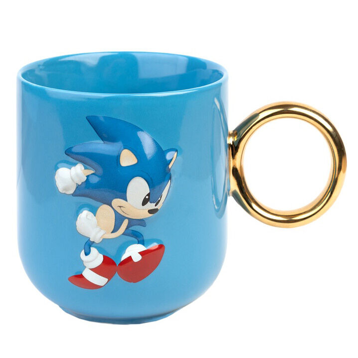 Caneca Sonic The Hedgehog 3D 350ml - MerchVillain