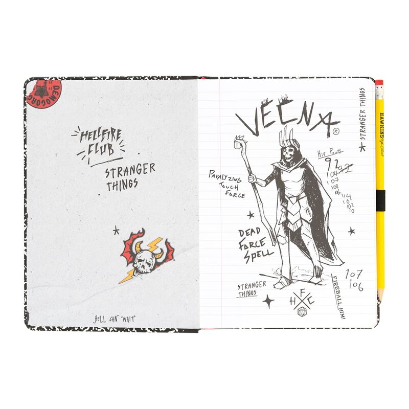 Premium A5 Notebook – Stranger Things (96 sheets)