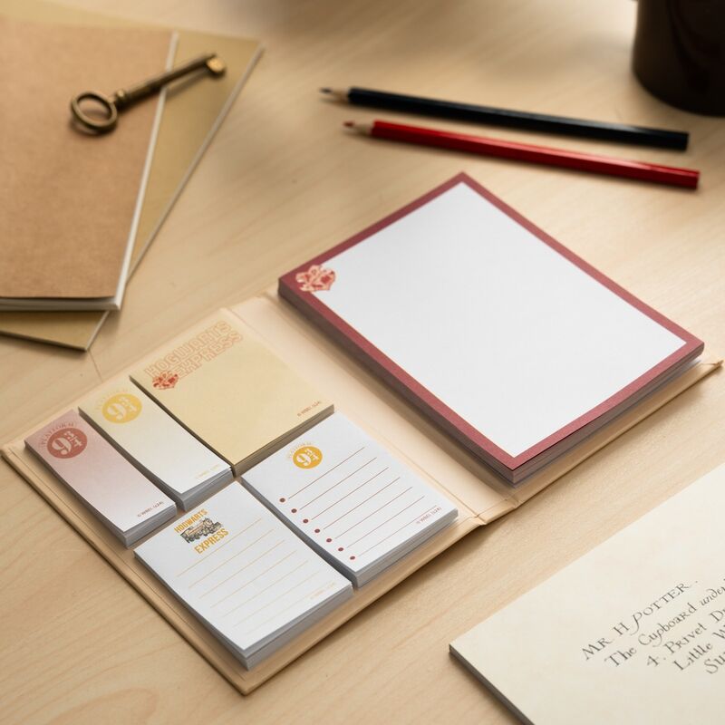 Caderno de notas adesivas Harry Potter Plataforma 9 3/4 - MerchVillain