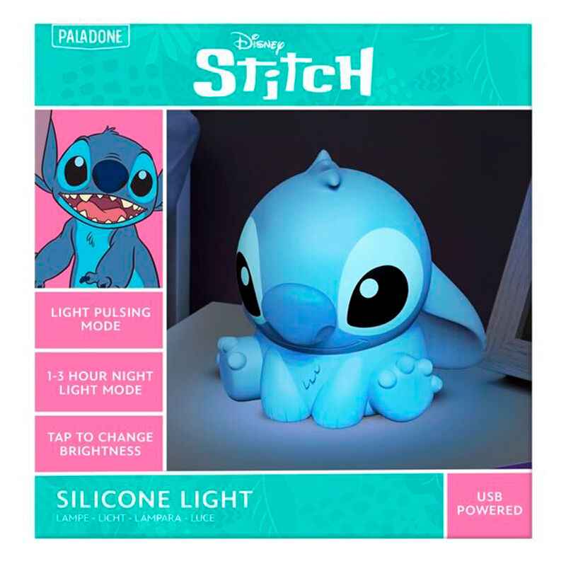 Luz de Silicone 3D Recarregável Disney Stitch
