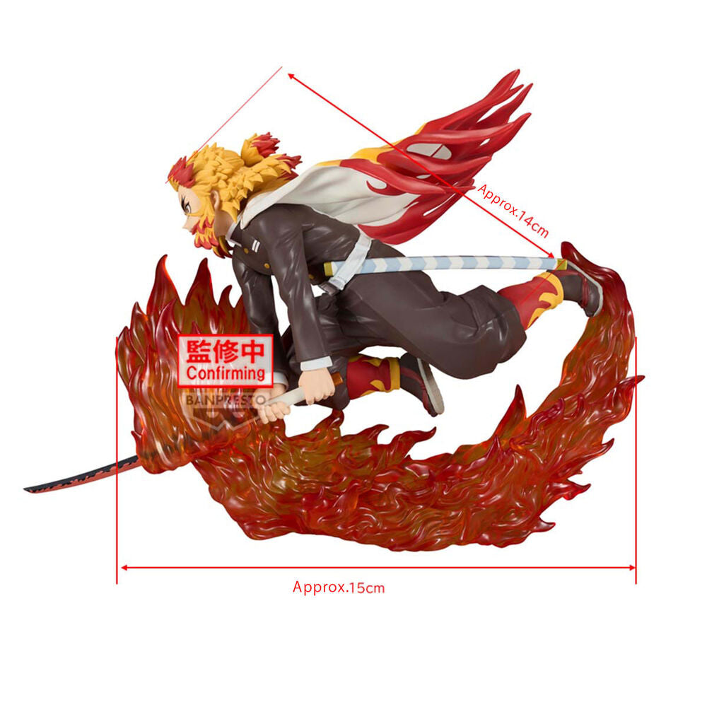 Figura Kyojuro Rengoku Vibration Stars – Demon Slayer (14 cm) - MerchVillain
