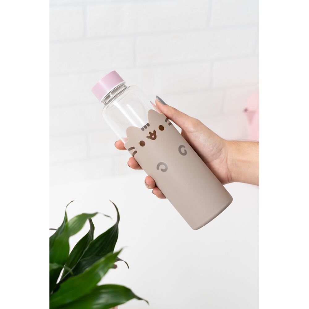 Garrafa de vidro - Pusheen (500ml) - MerchVillain
