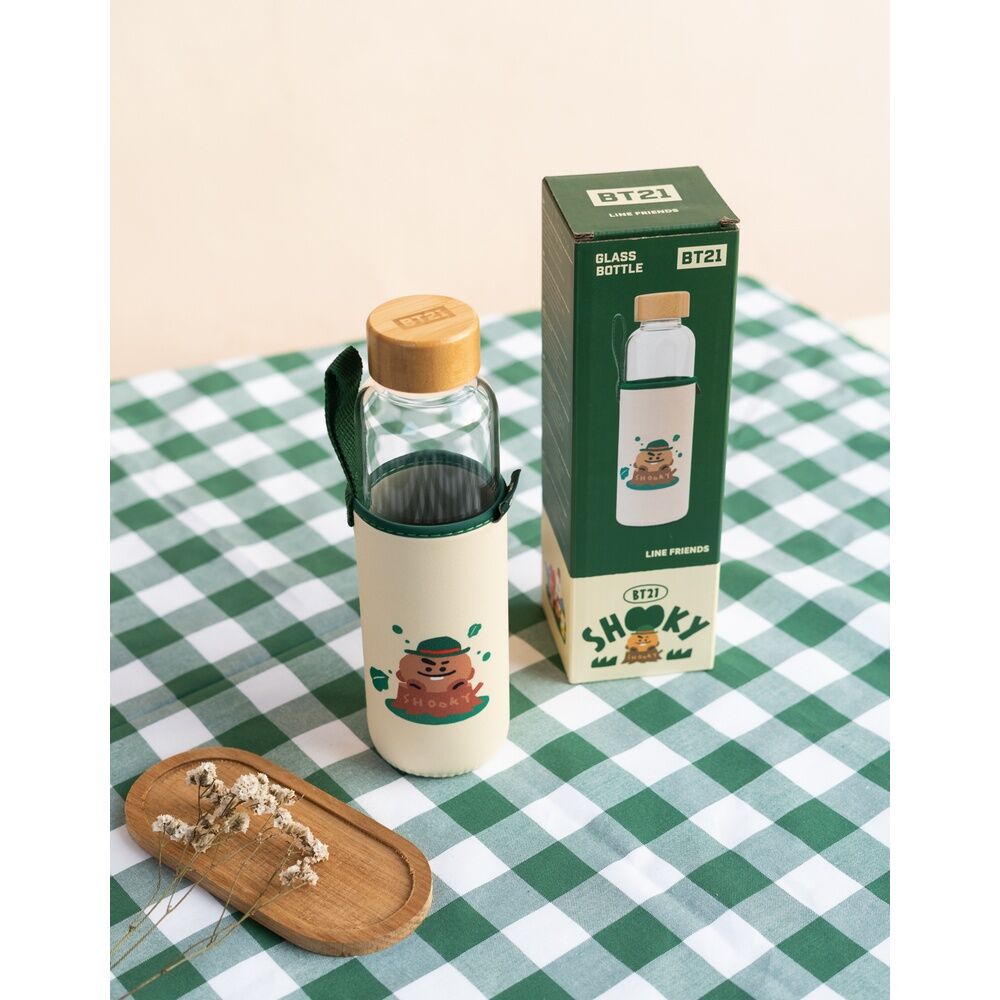 Garrafa de vidro BT21 Shooky 500ml - MerchVillain