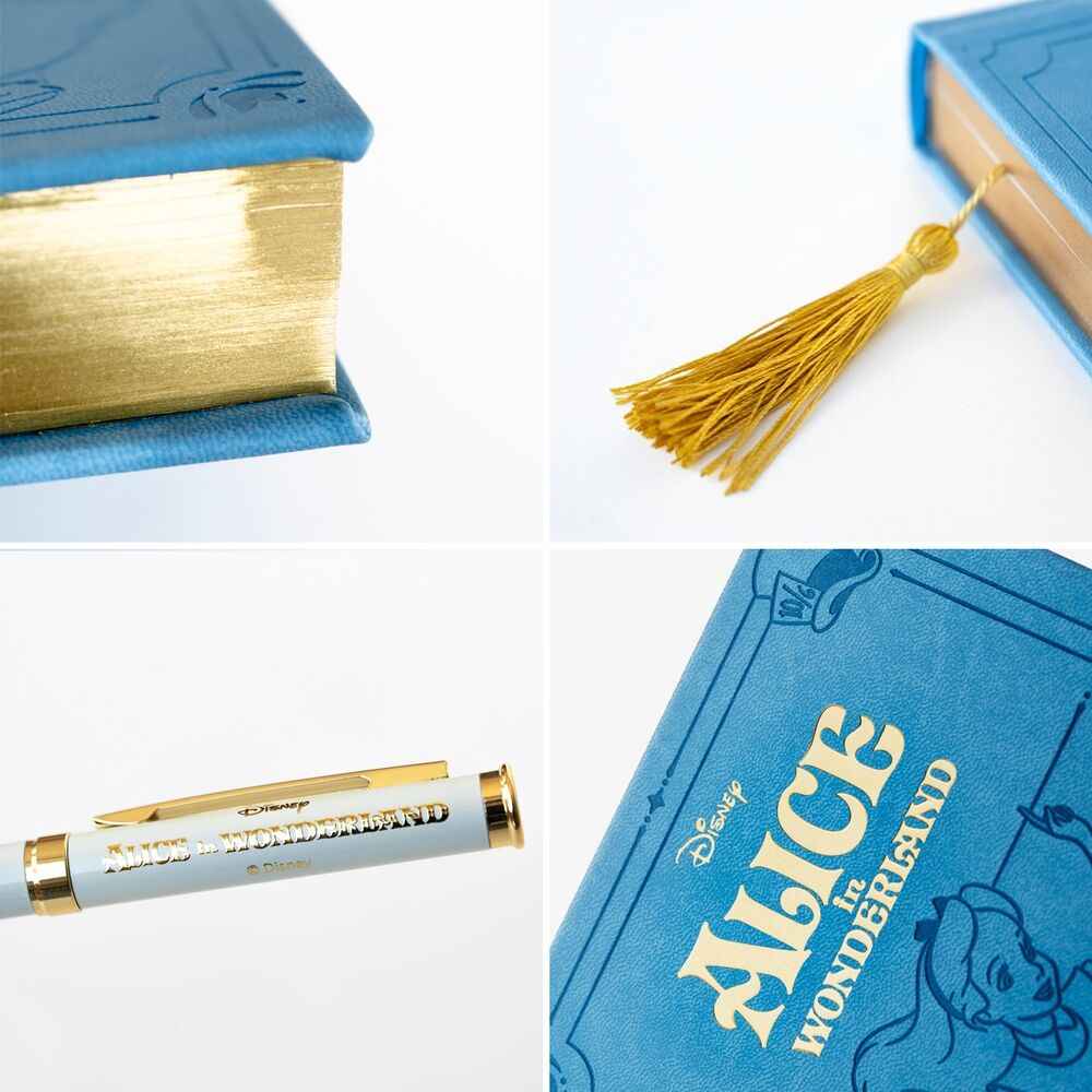 Disney Alice in Wonderland A5 Notebook + Pen set