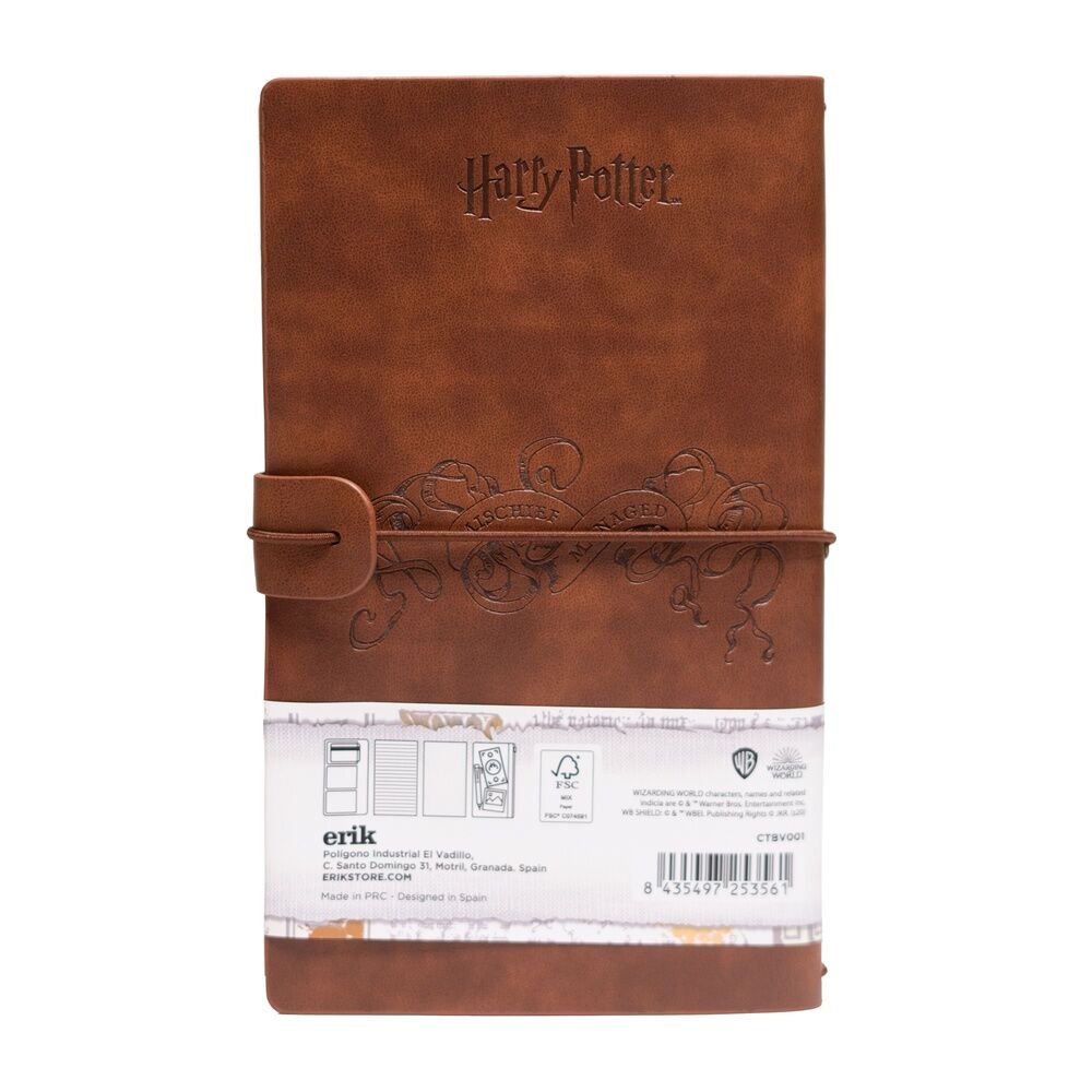 Marauder's Map Travel Notebook – Harry Potter (20×12 cm)