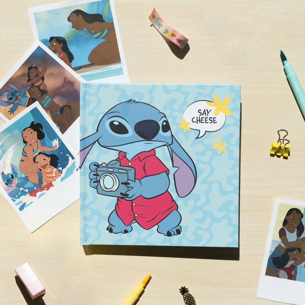 Álbum de Fotografias Autocolante - Stitch Disney (16x16cm) - MerchVillain