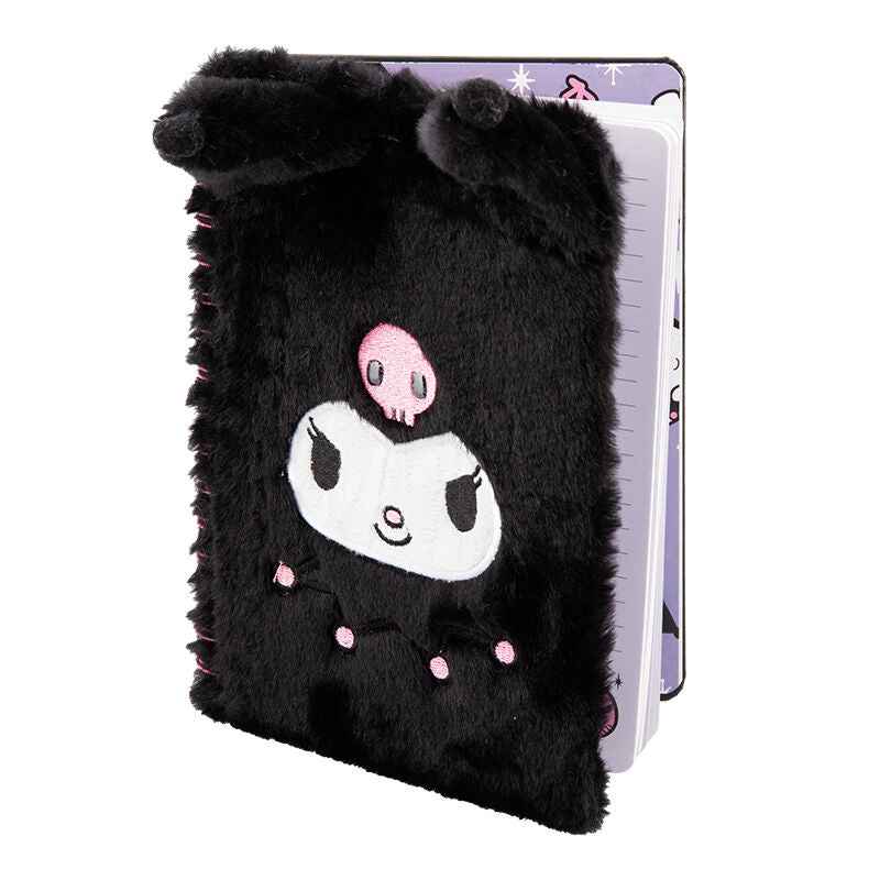 Caderno A5 Fluffy Kuromi Hello Kitty