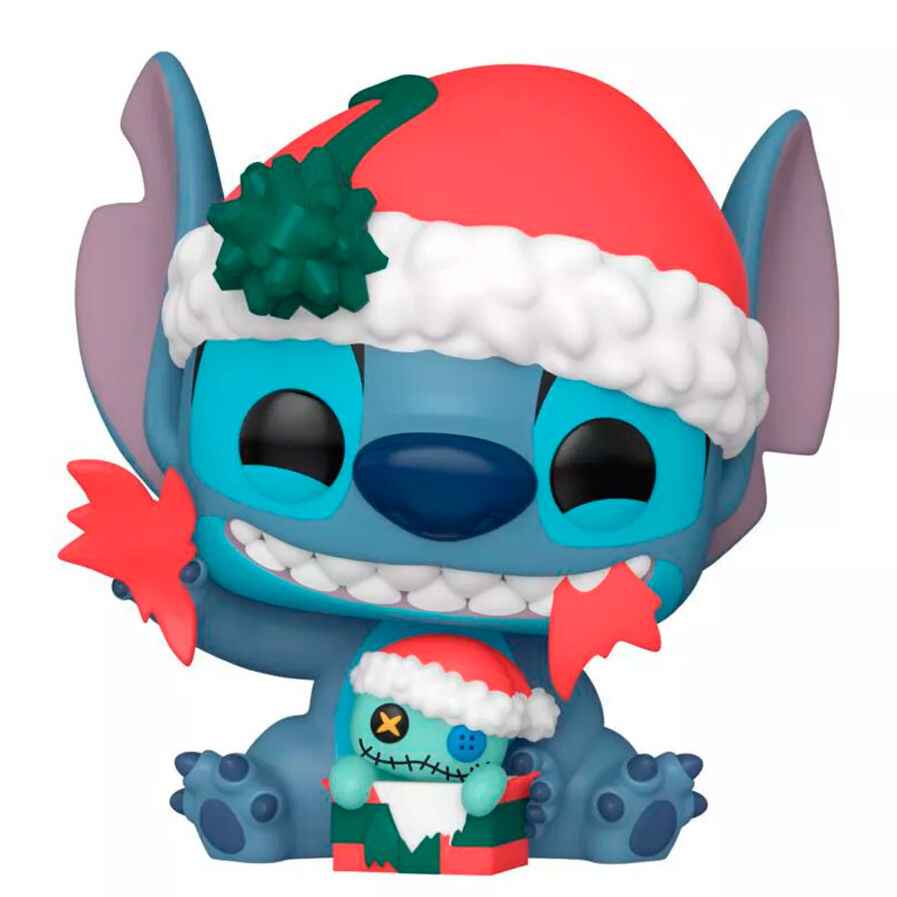 Figura POP! Stitch a Desembrulhar Presente – Disney (9 cm)