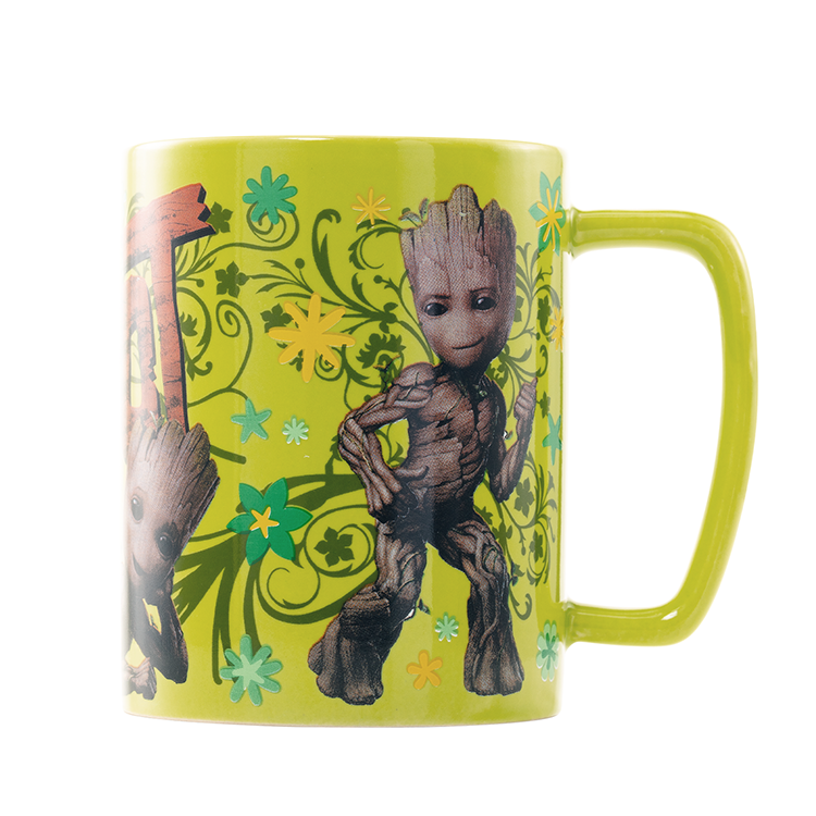 Mug with Plush Cover Groot - Guardians of the Galaxy - Marvel (440ml)