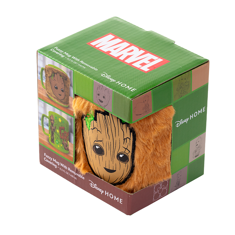 Mug with Plush Cover Groot - Guardians of the Galaxy - Marvel (440ml)